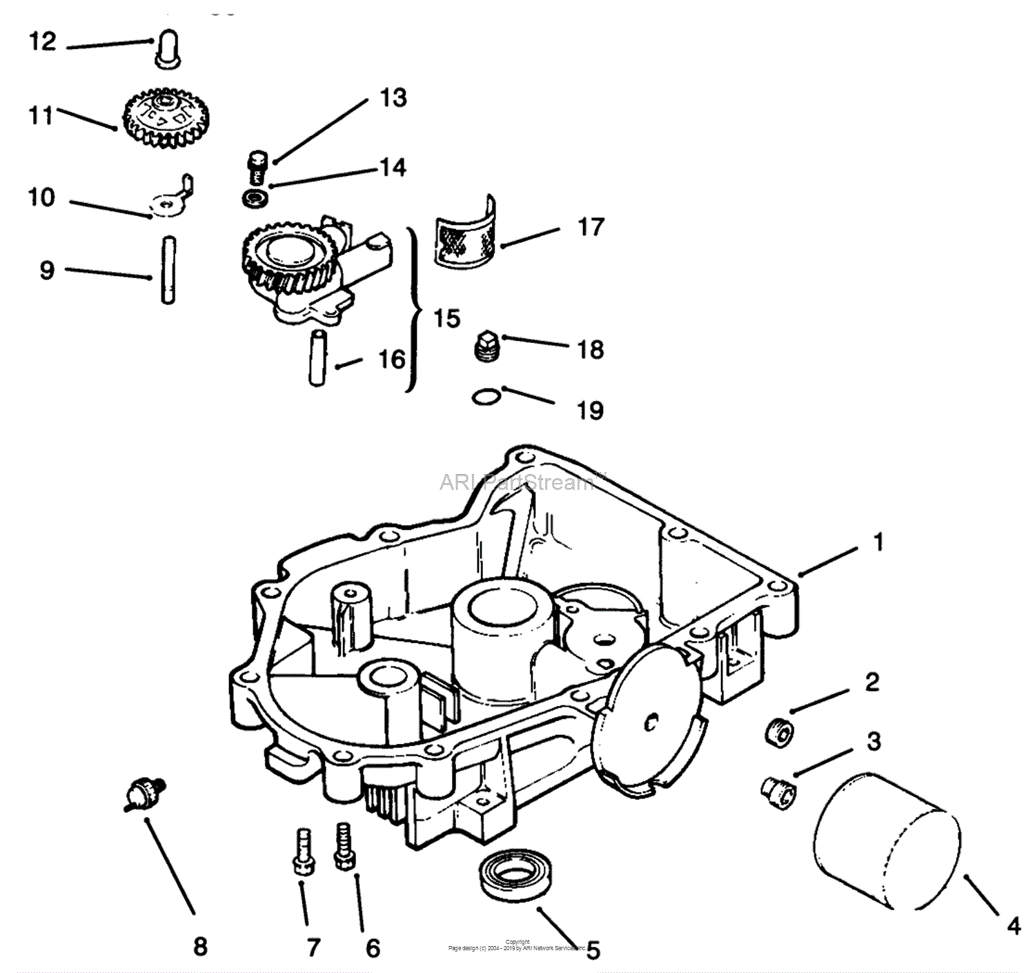 Toro 72042, 264-6 Yard Tractor, 1995 (sn 5900797-5999999) Parts Diagram 