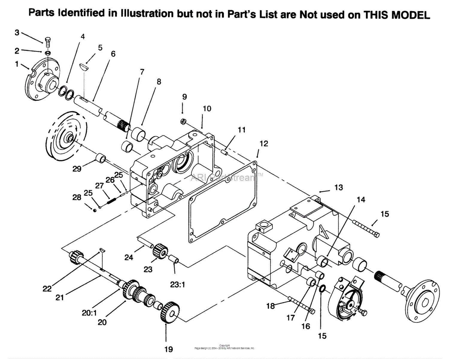 Toro 73363, 312-8 Garden Tractor, 1996 (SN 6900001-6999999) Parts ...