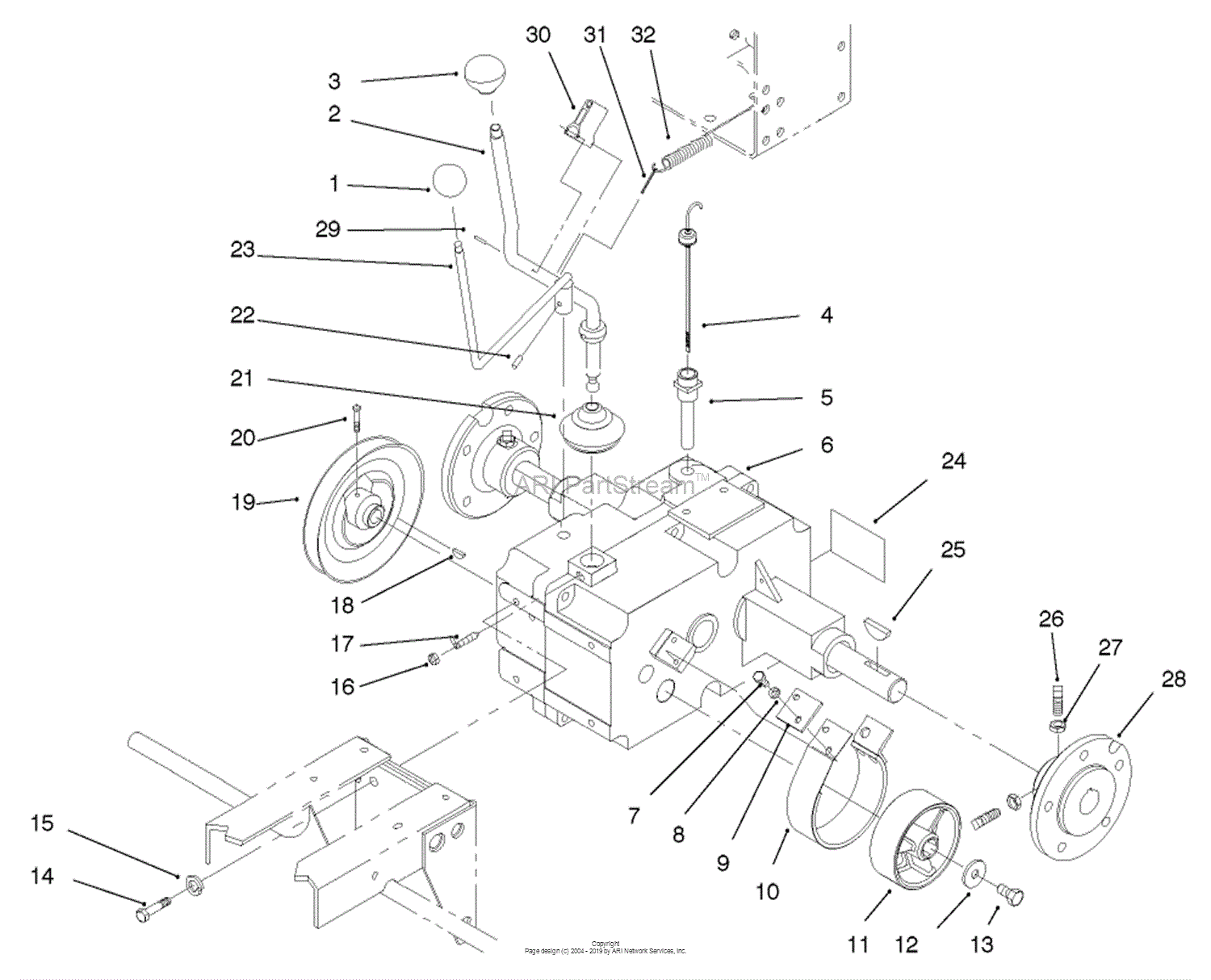 Toro 73448, 314-8 Garden Tractor, 1998 (SN 8900500-8999999) Parts ...