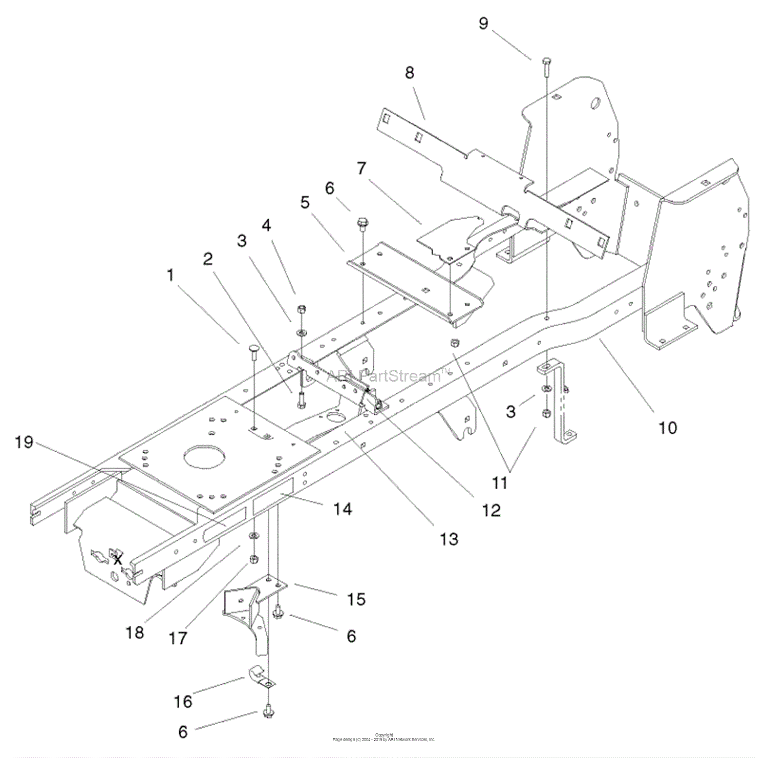 Toro 72050, 265-H Lawn and Garden Tractor, 2000 (SN 200000001-200999999 ...