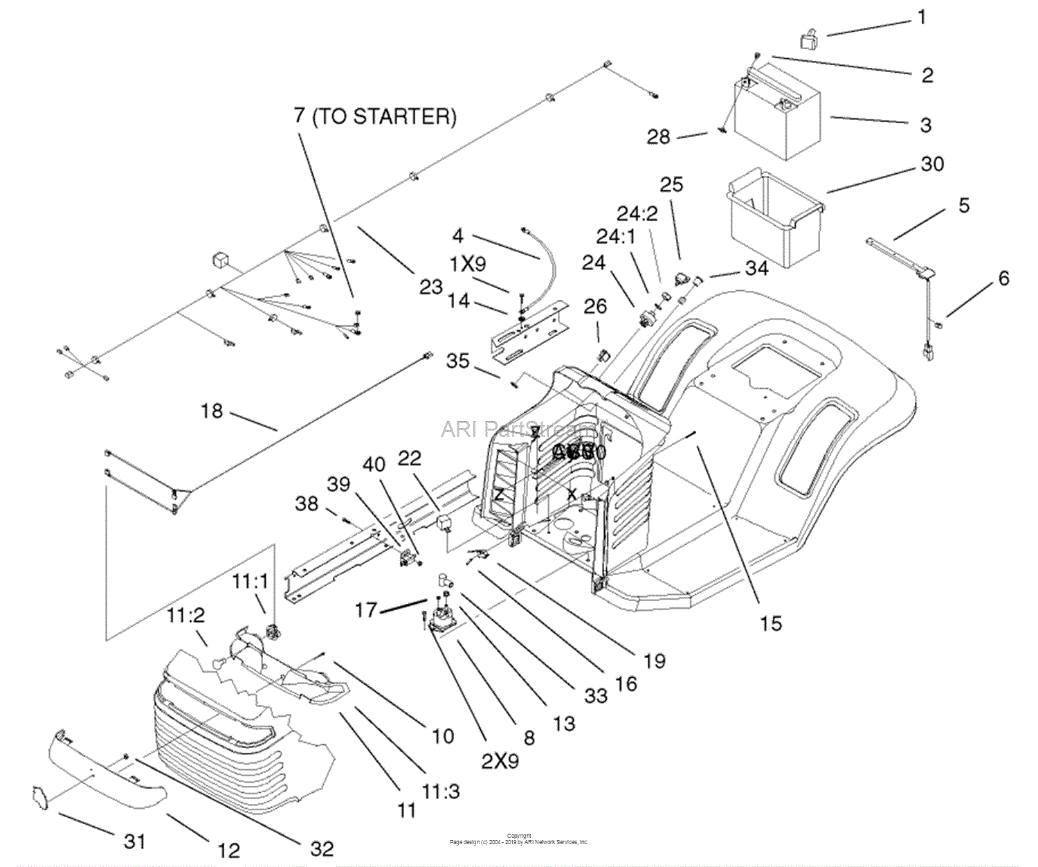 Toro 71228, 17-44HXL Lawn Tractor, 2002 (SN 220000001-220010000) Parts ...