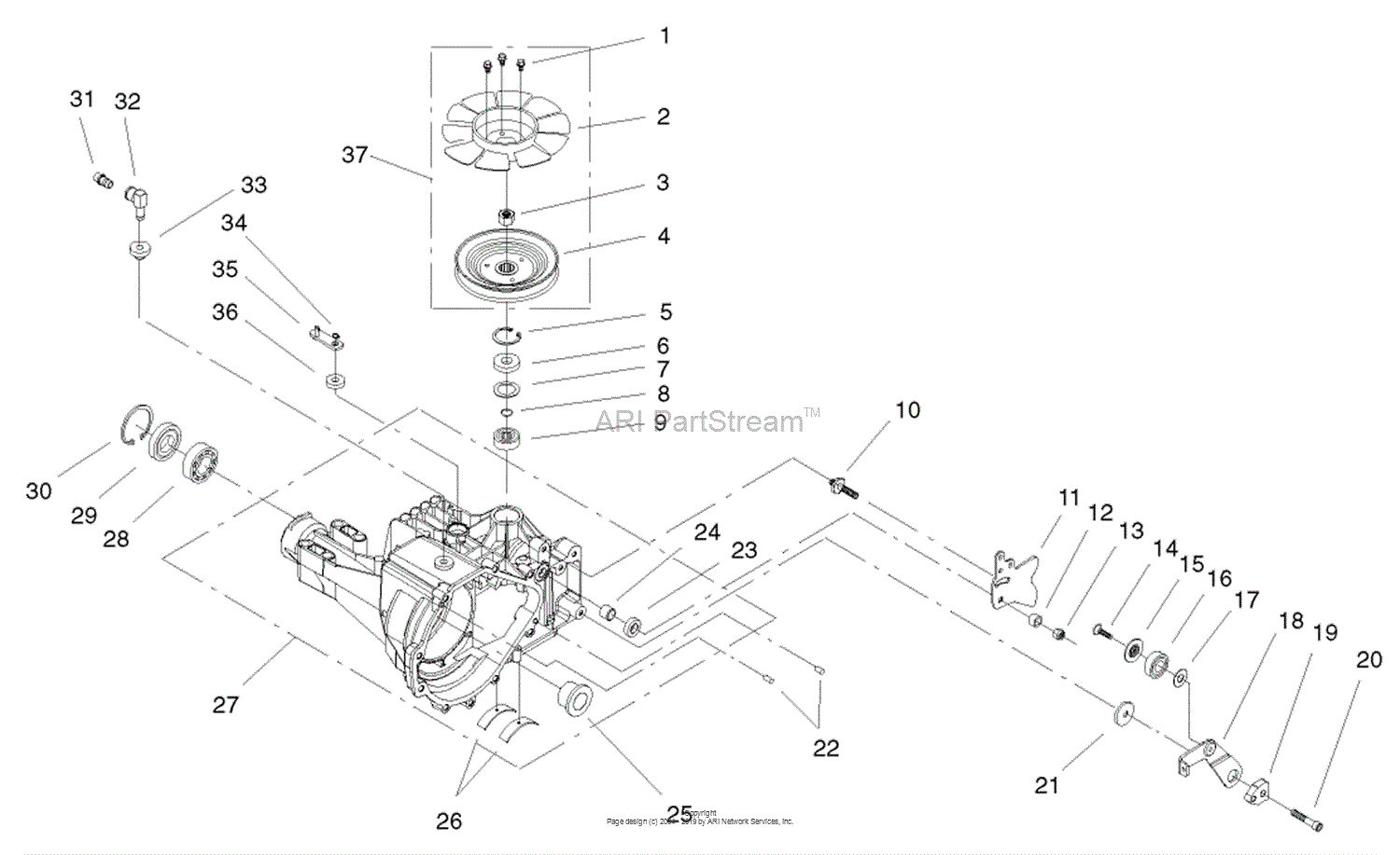 Toro 72052, 266-H Lawn and Garden Tractor, 2001 (SN 210000001-210999999 ...