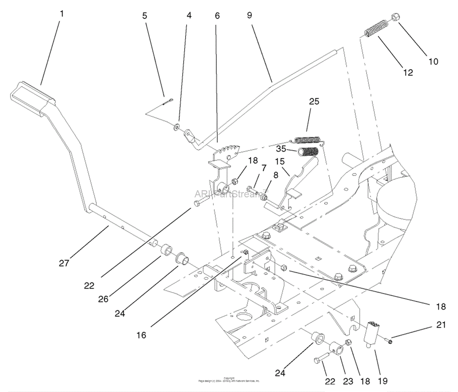 Toro 72107, 268-HE Lawn and Garden Tractor, 2001 (SN 210000001 ...