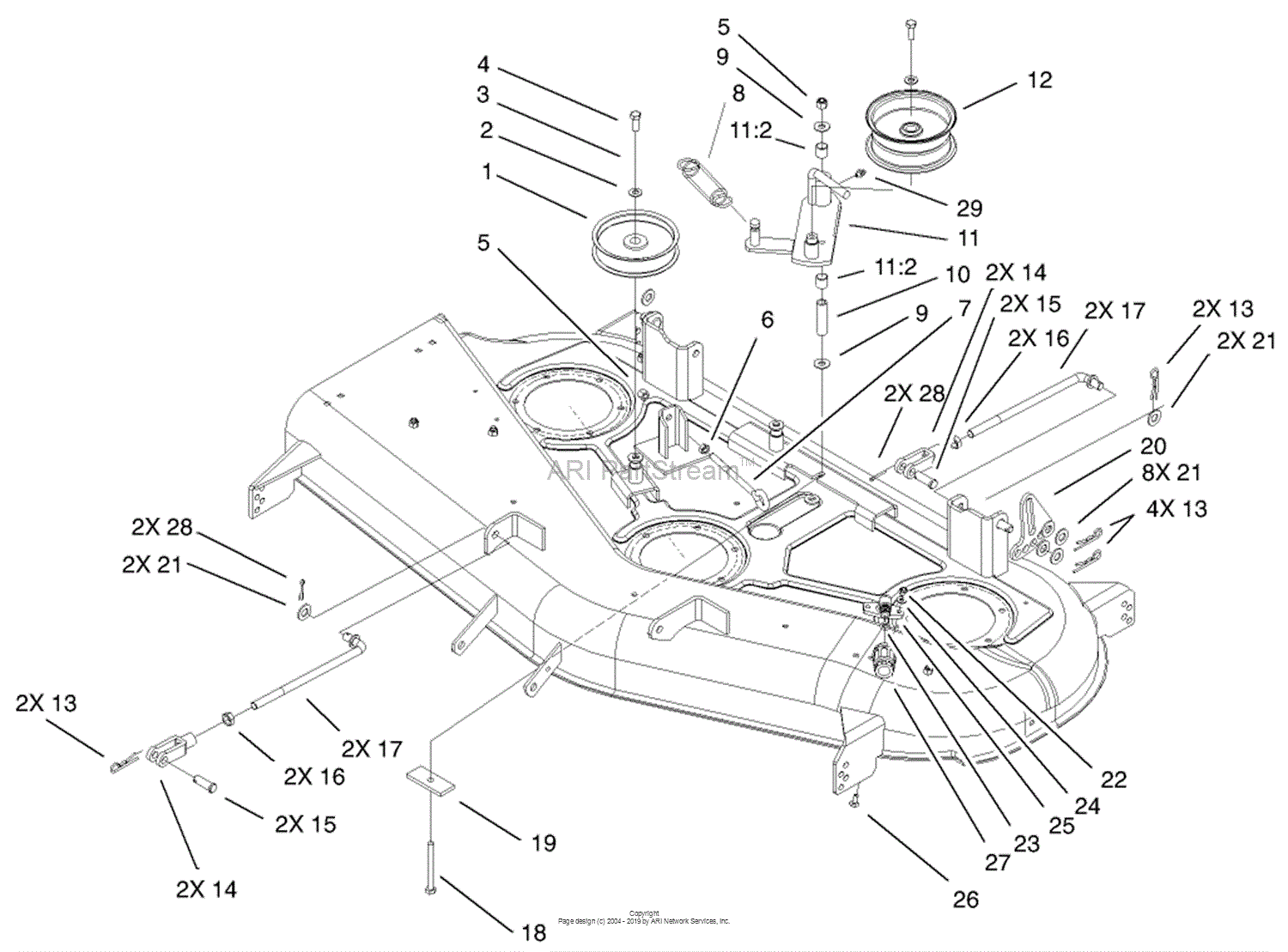 toro 52 inch deck belt