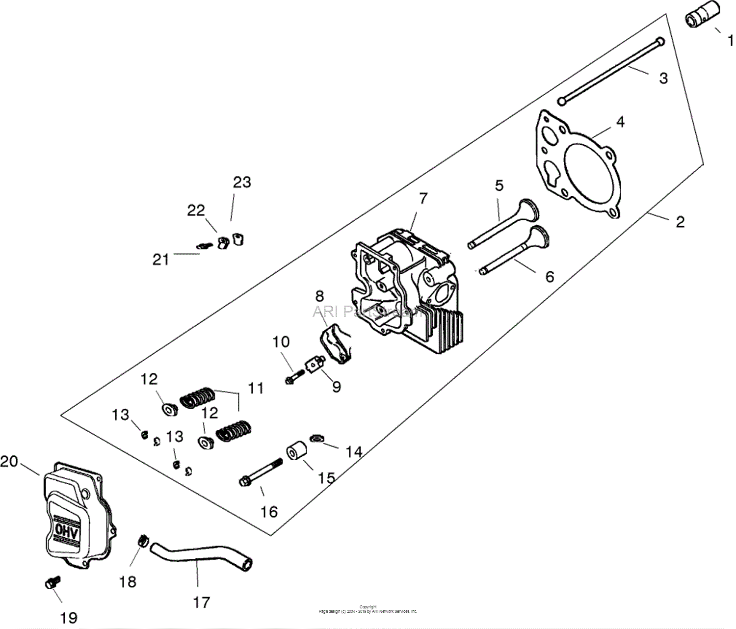 Toro 72200, 410 Garden Tractor, 2005 (SN 250000001-250999999) Parts
