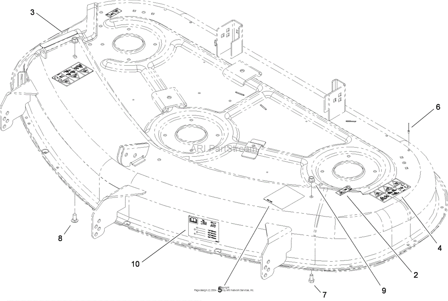 Toro 74373 Timecutter Z5030 Riding Mower 2009 Sn 290004013 290999999 Parts Diagram For 50 7830