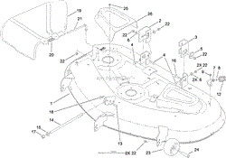 Toro 74375, TimeCutter Z5060 Riding Mower, 2009 (SN 290000200-290999999)  Parts Diagram for HYDRO DRIVE ASSEMBLY