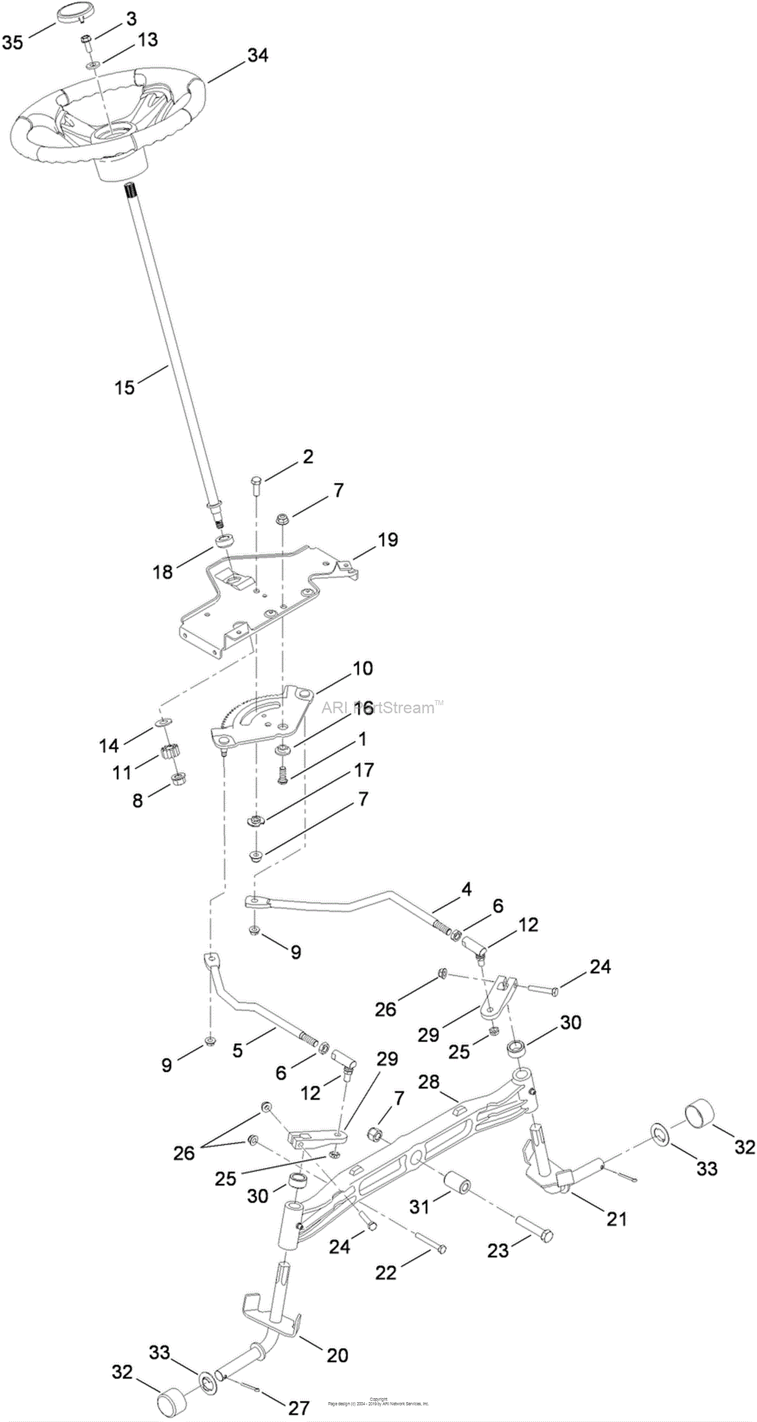 Toro 13ap91rt848, Lx468 Lawn Tractor, 2010 (sn 1-1) Parts Diagram For 