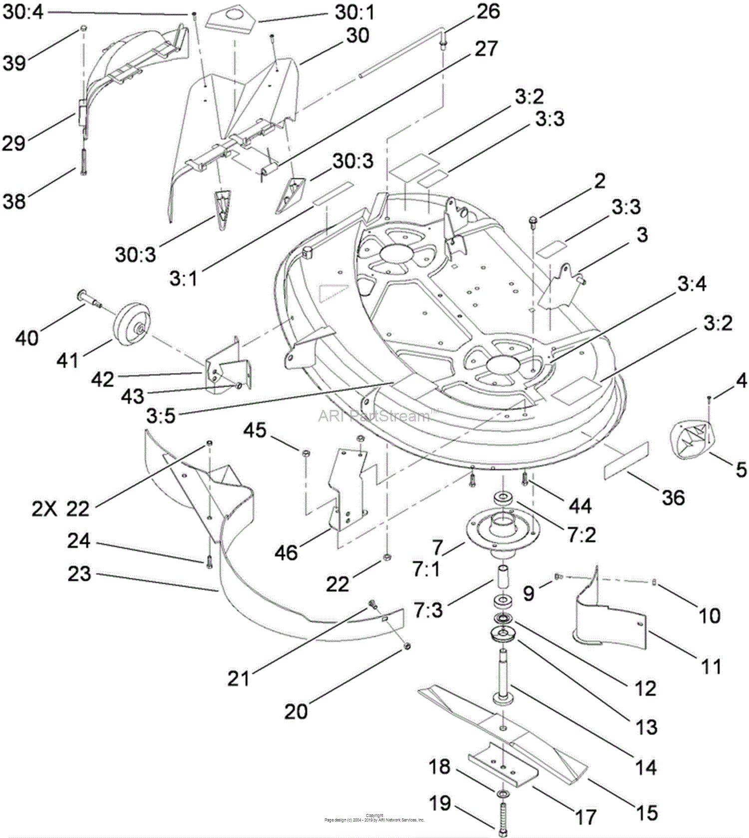 Toro 71252, XL 380H Lawn Tractor, 2010 (SN 310000001-310002000) Parts ...