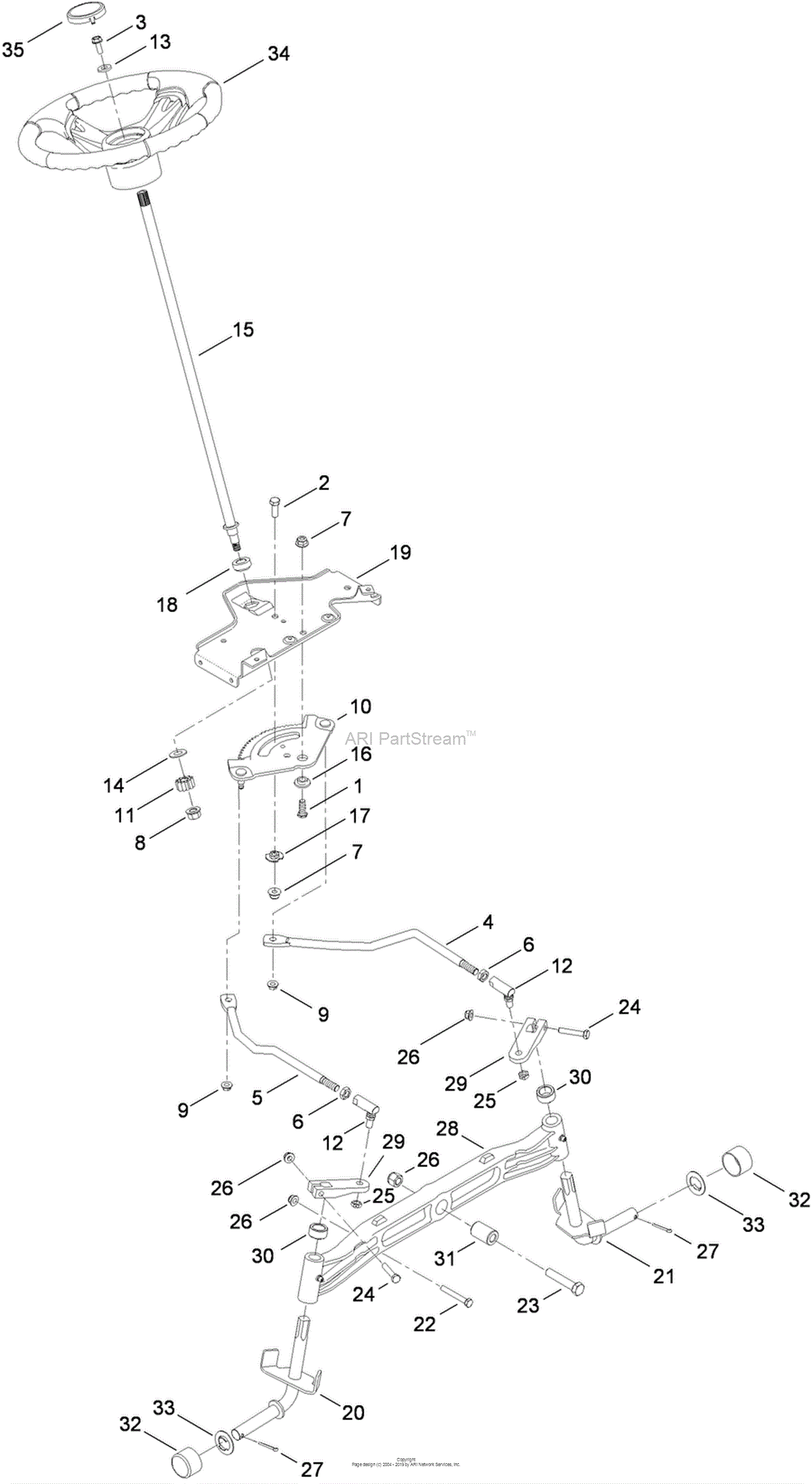 Toro 13AX91RS848, LX427 Lawn Tractor, 2011 (SN 1-1) Parts Diagram for ...