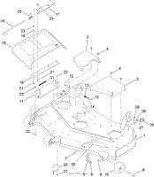 Toro 74845, TITAN ZX4820 Zero-Turn-Radius Riding Mower, 2013 (SN 