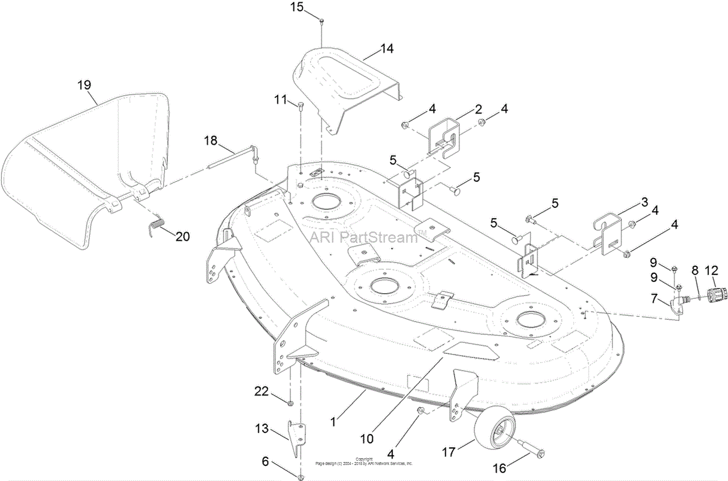 Toro 74632, TimeCutter SS 5060 Riding Mower, 2014 (SN 314000001