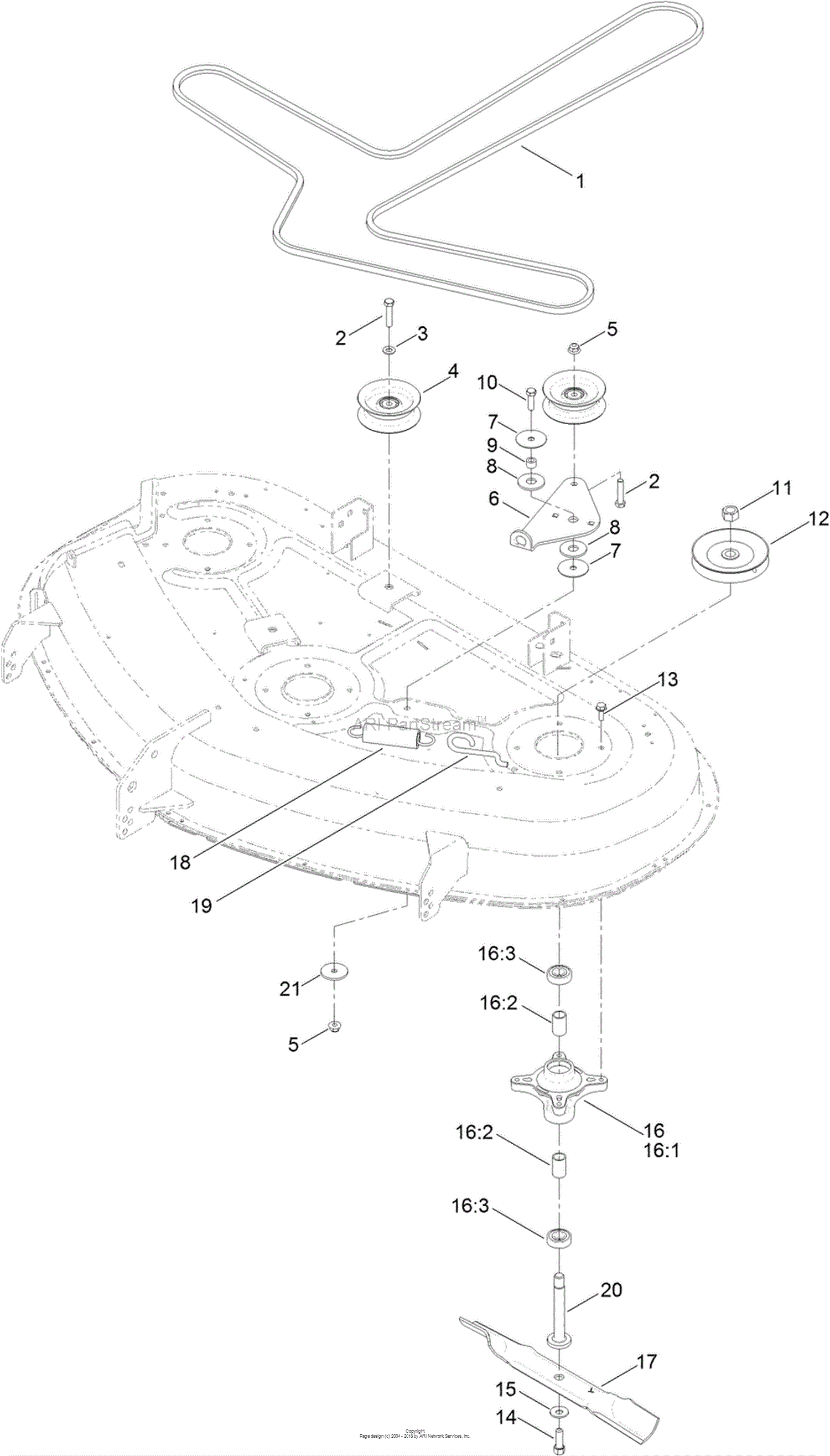 Toro 74731, TimeCutter SS 5000 Riding Mower, 2015 (SN 315000001 ...