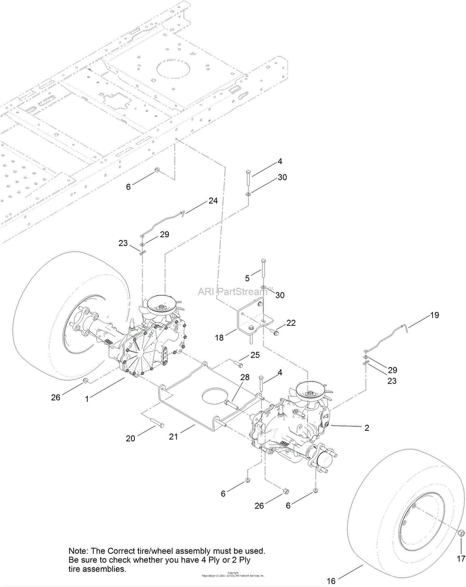 Toro 74797, TimeCutter SWX 5050 Riding Mower, 2015 (SN 315000001 ...