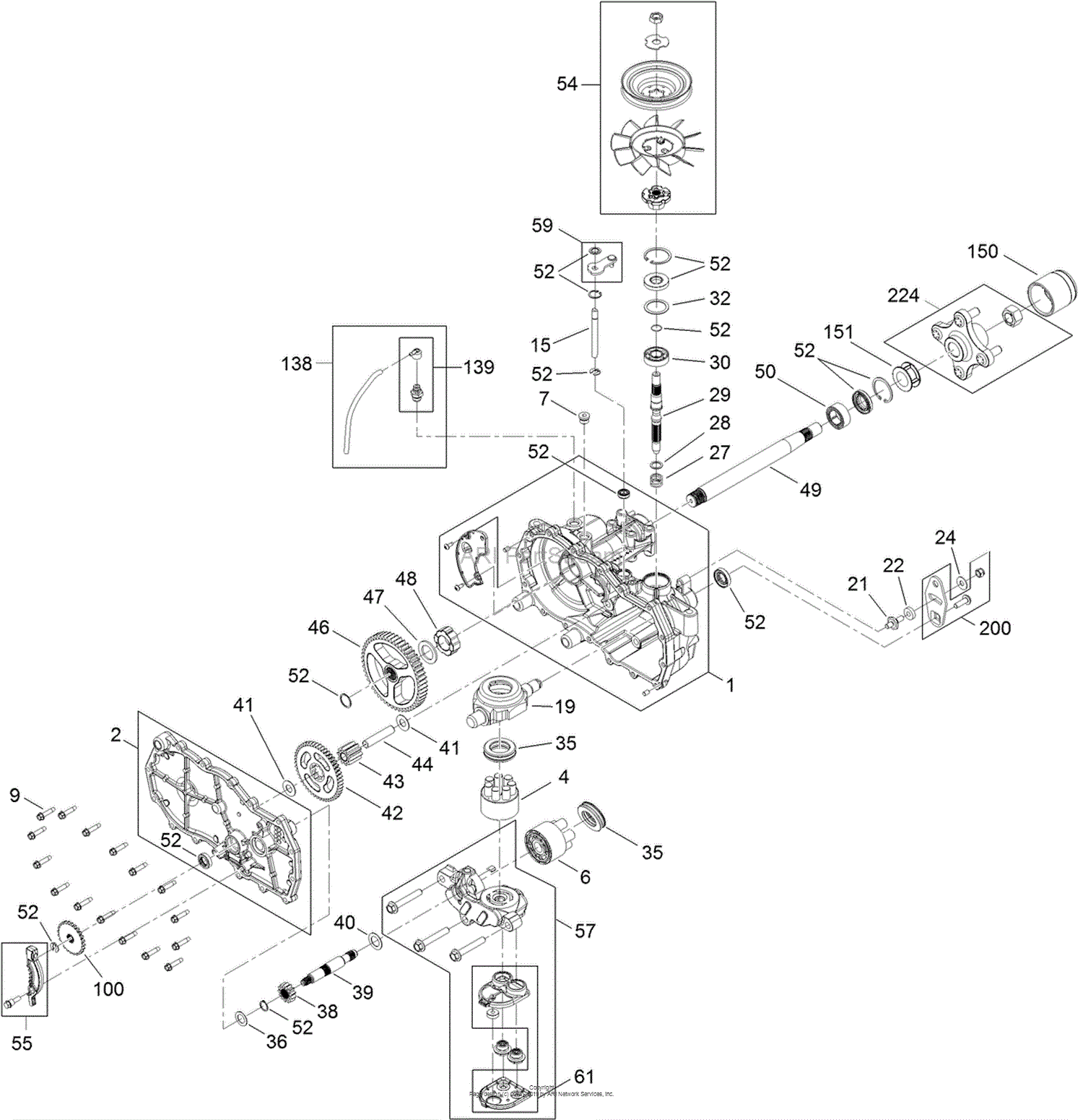 Toro 74730, TimeCutter SS 5000 Riding Mower, 2016 (SN 316000001316999999) Parts Diagram for