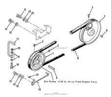 original Toro Wheel Horse Keilriemen Antrieb Belt 107662 13,5 x 9,2 x 2930 mm 
