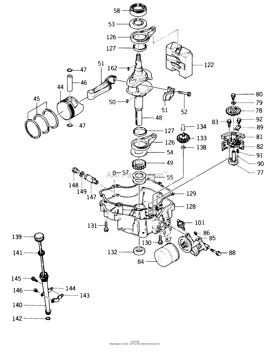 Toro 22 17ke01 257 H Tractor 19 Parts Diagram For Kawasaki Fc540v Type As 08 Engine