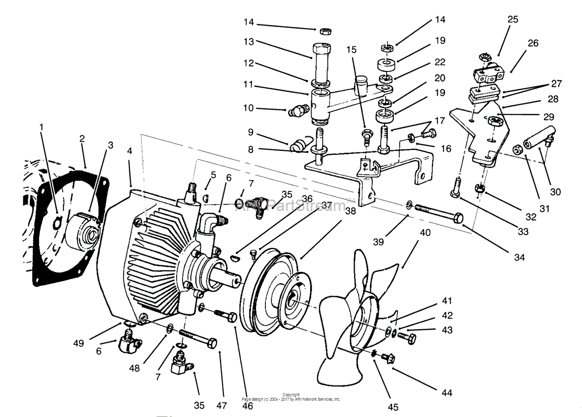 Toro 30610, Proline 120, 1995 (SN 590001-591299) Parts Diagram for ...