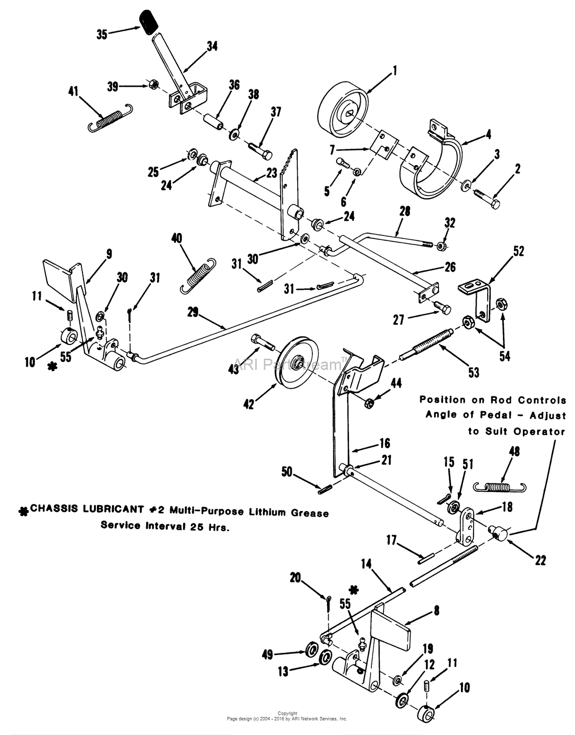 Toro 41-16OE01, 416-H Garden Tractor, 1990 Parts Diagram for CLUTCH ...