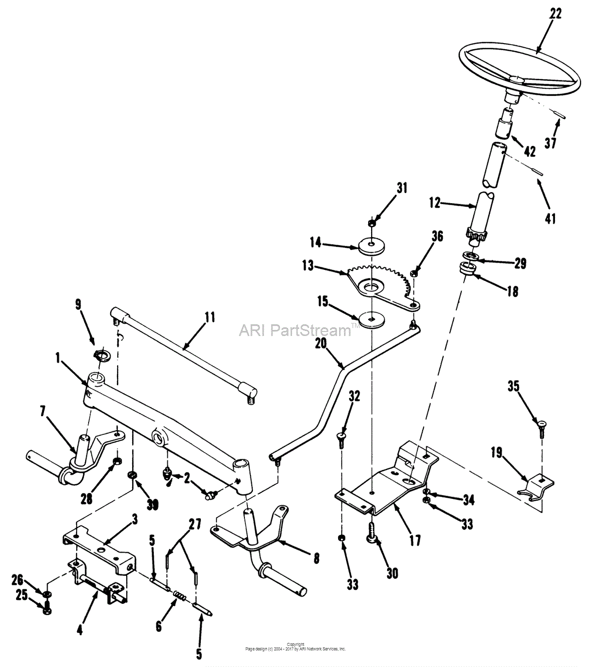 Toro 32-120EA1, 212-H Tractor, 1991 (SN 1000001-1999999) Parts Diagram ...