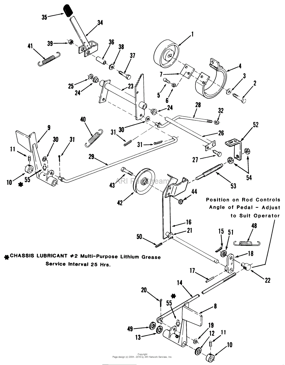 Toro 41-20OE01, 520-H Garden Tractor, 1990 Parts Diagram for CLUTCH ...