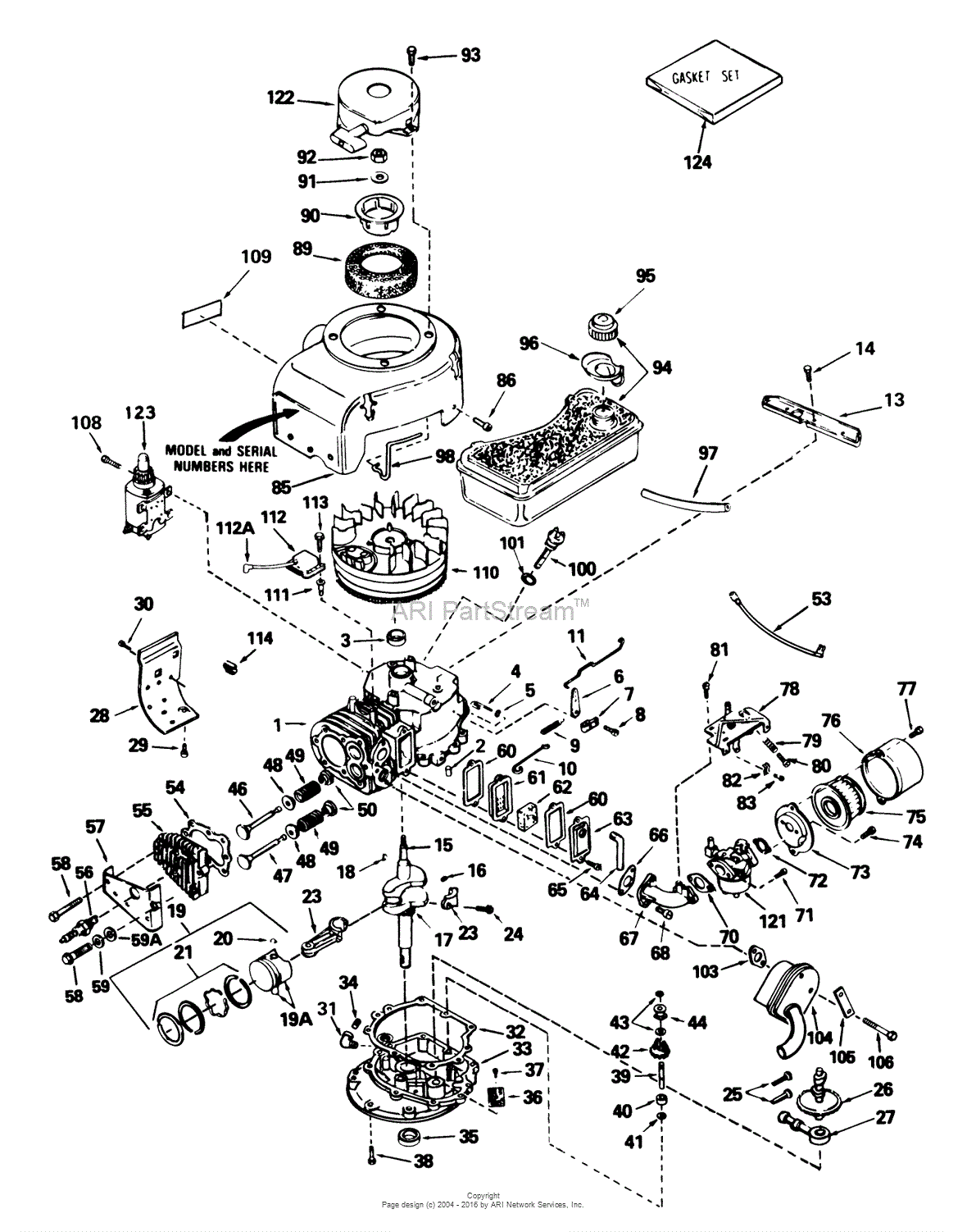 Toro 56125, 7-25 Rear Engine Rider, 1986 (SN 6000001-6999999) Parts ...