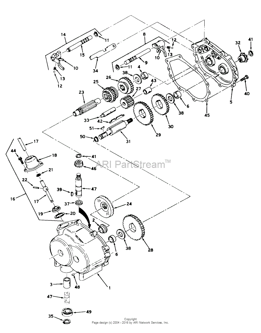 Toro 57051 25 Lawn Tractor 1969 Sn 9000001 9999999 Parts Diagram For Model 352 Transmission 2202