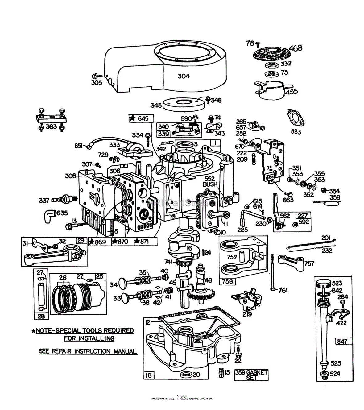 Toro 57356, 11-42 Lawn Tractor, 1979 (SN 9000001-9999999) Parts Diagram ...