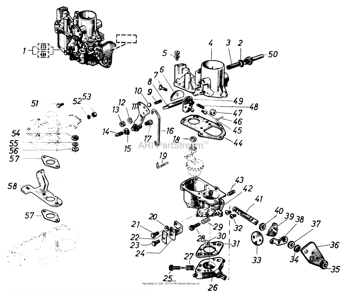 Toro 61-20RG01, D-250 10-Speed Tractor, 1977 Parts Diagram for ...