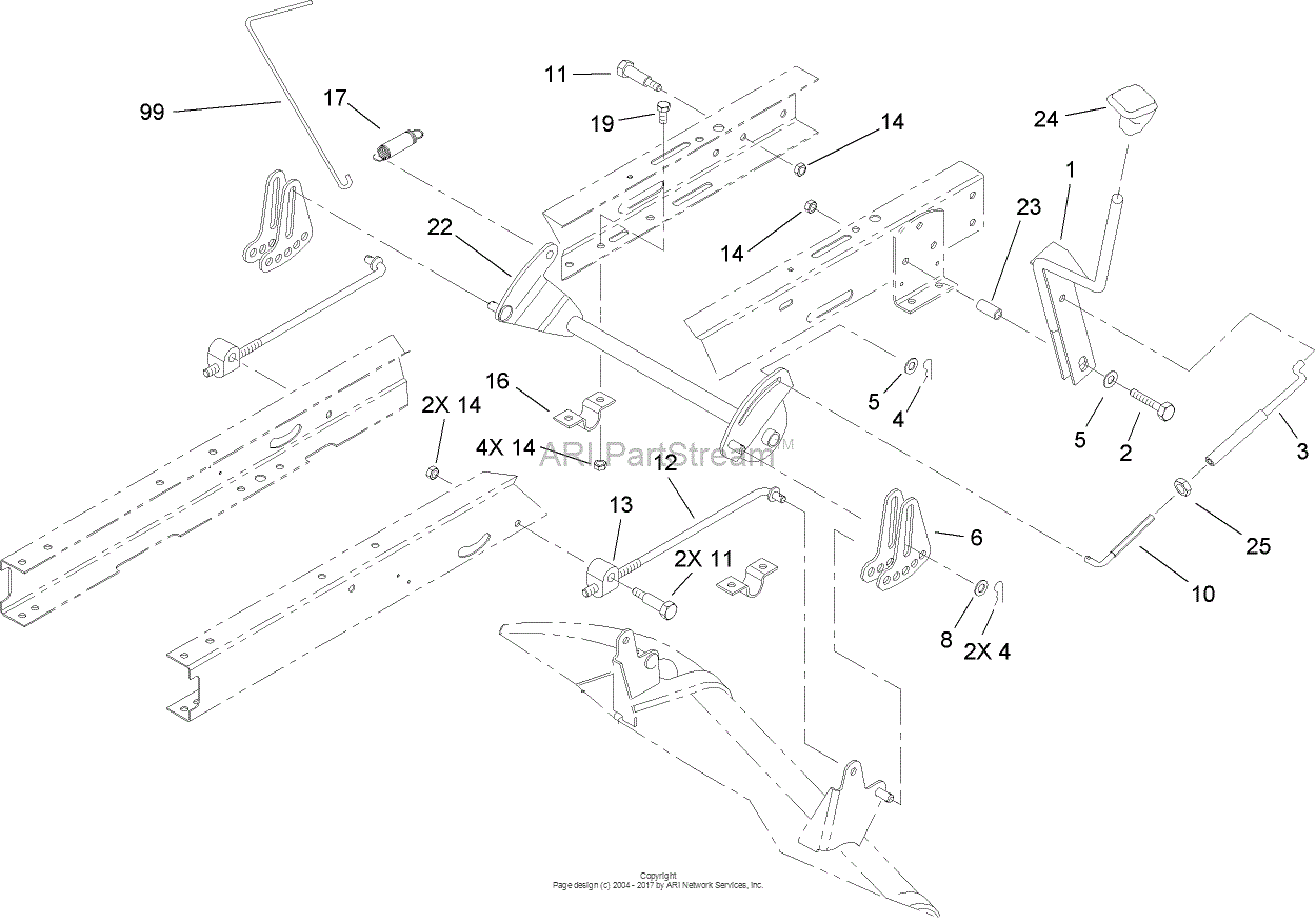 Toro 71253, XL 440H Lawn Tractor, 2010 (SN 310000001-310999999) Parts ...