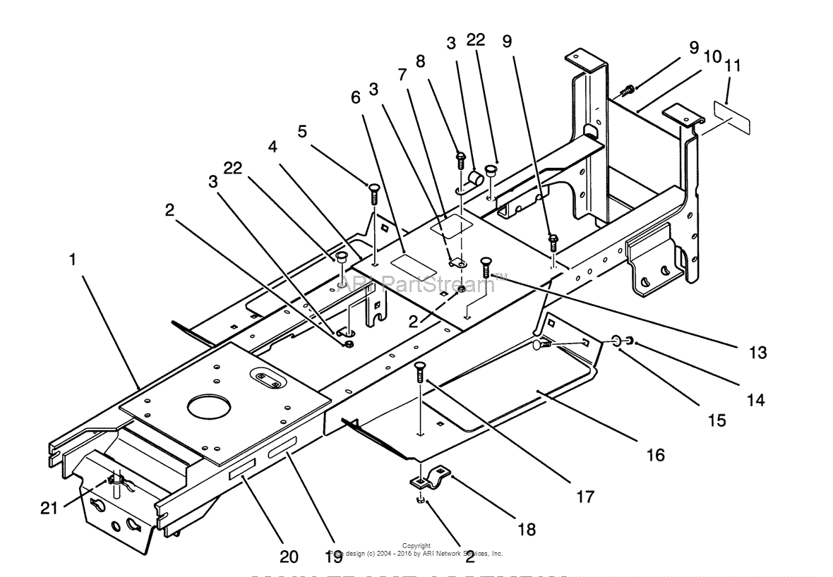 Toro 72081, 246-H Yard Tractor, 1993 (SN 3900001-3999999) Parts Diagram ...