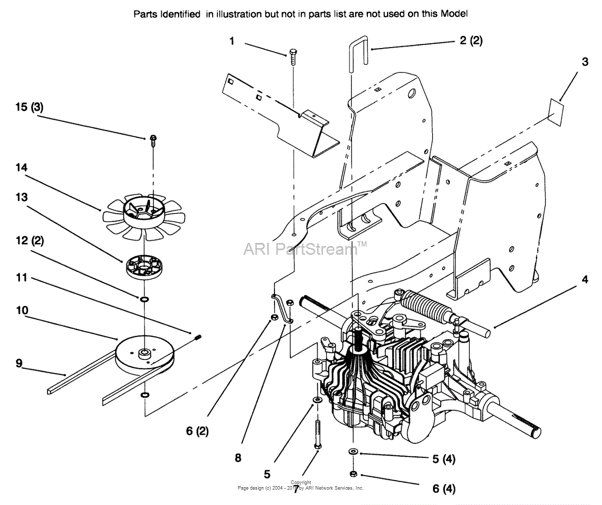 Toro 72104, 267-H Lawn and Garden Tractor, 1996 (SN 6900001-6999999 ...