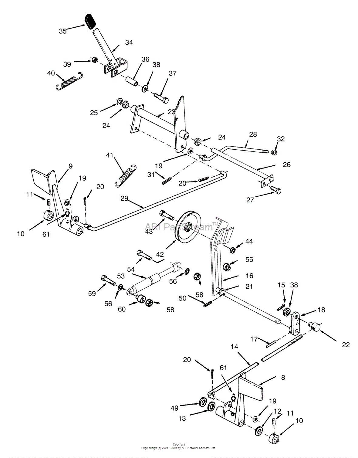 Toro 73362, 312-8 Garden Tractor, 1996 (SN 6900001-6999999) Parts ...