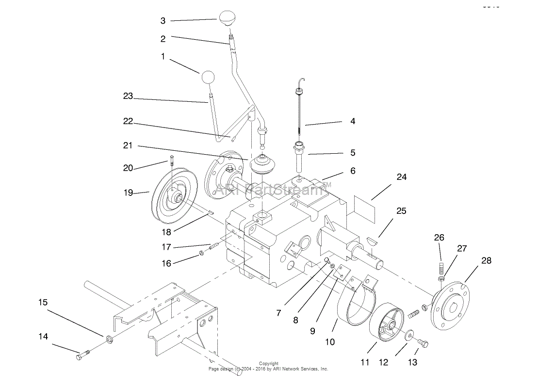 Toro 73402, 314-8 Garden Tractor, 1997 (SN 7900001-7999999) Parts ...