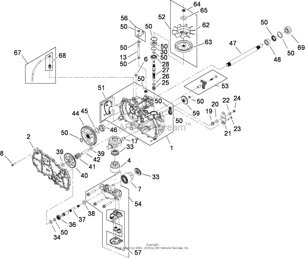 Toro 74374, TimeCutter Z5040 Riding Mower, 2008 (SN 280000001-280999999 ...