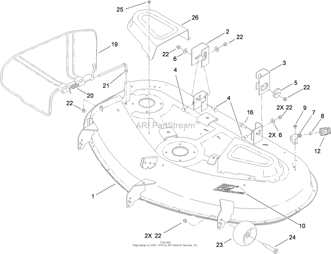 Toro 74375, TimeCutter Z5060 Riding Mower, 2010 (SN 310000001-310999999 ...