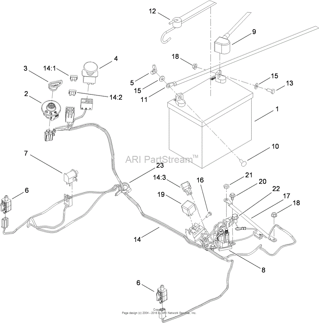 Toro Z5035 Wiring Diagram