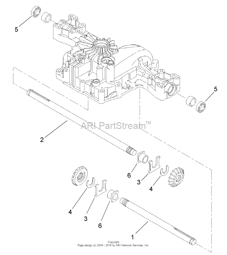 Toro 74571, DH 200 Lawn Tractor, 2006 (SN 260000001-260999999) Parts ...