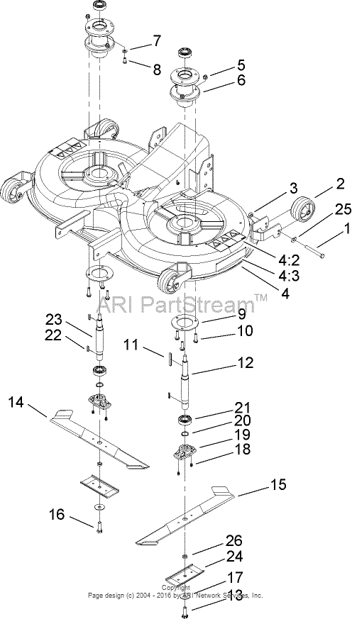 Toro 74592, DH 220 Lawn Tractor, 2007 (SN 270000001-270000651) Parts ...