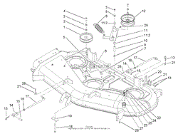 Toro 74701, 17-52ZX TimeCutter ZX Riding Mower, 2003 (SN 230000001 