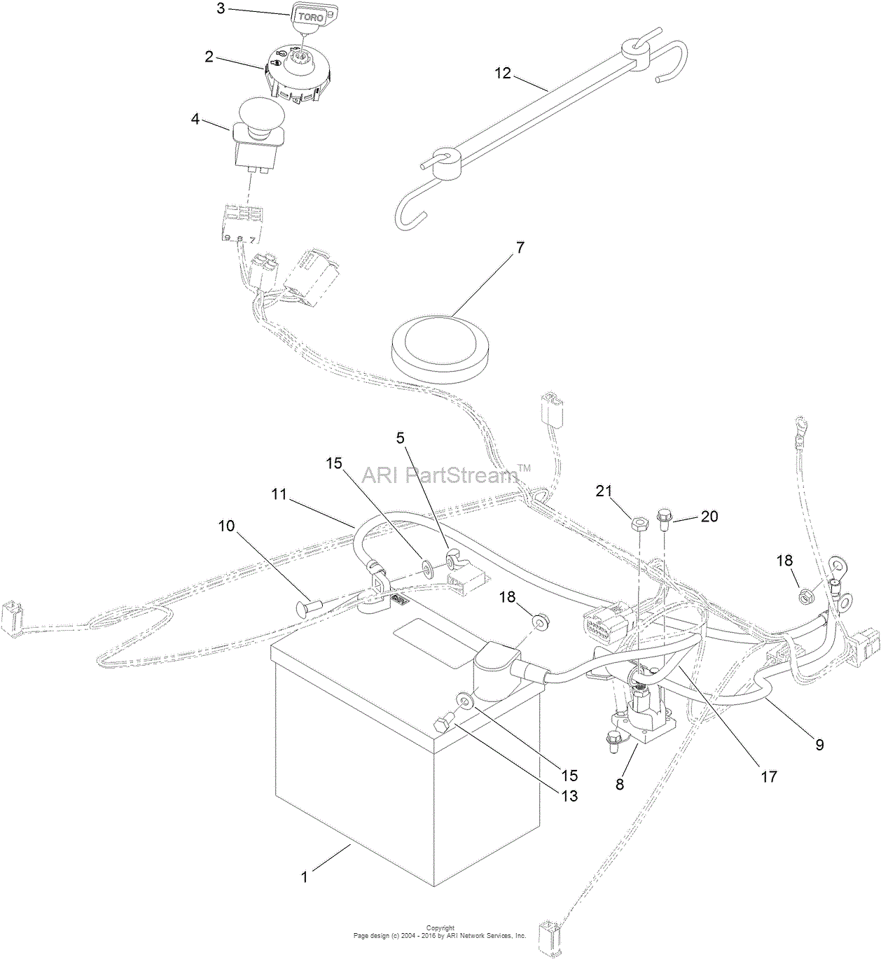 Toro Timecutter 4225 Riding Mower Parts List