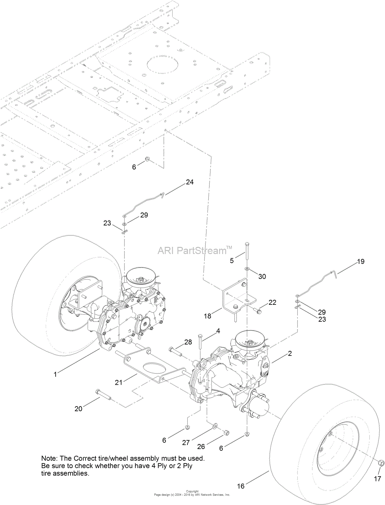 Toro Timecutter 4225 Replacement Parts List