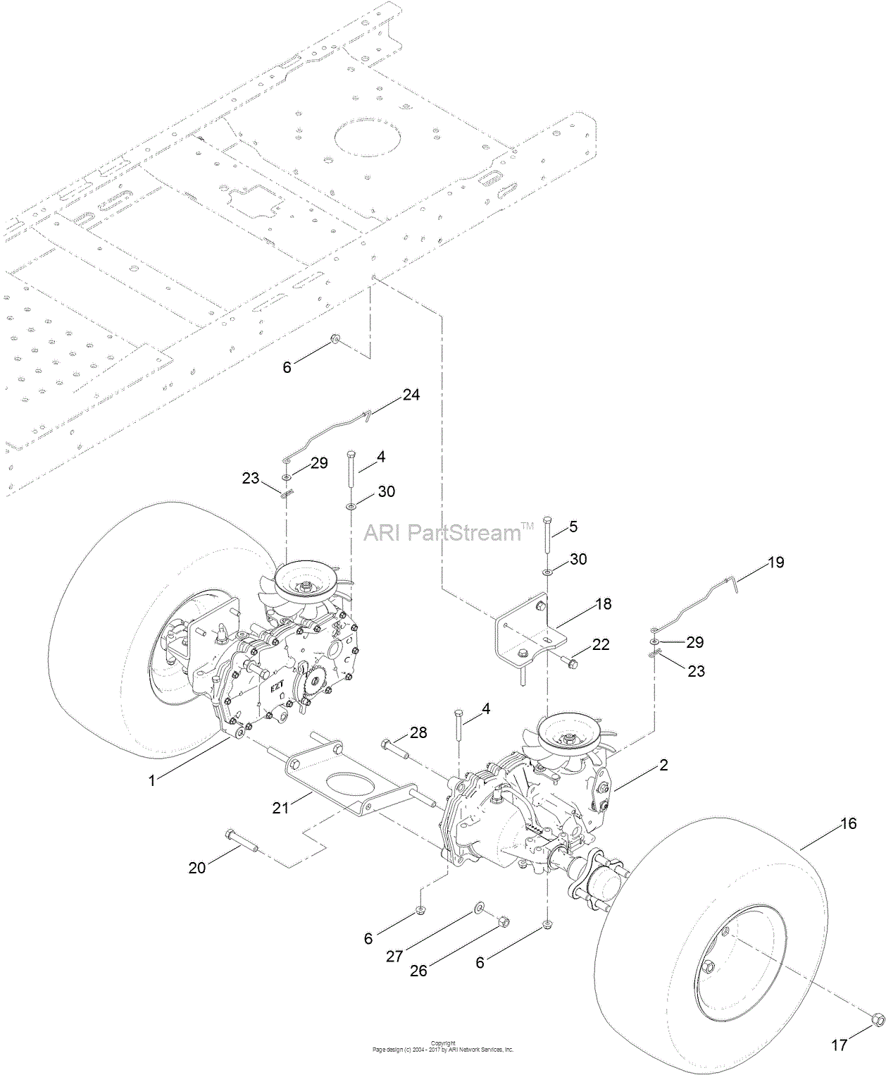 Toro 74730, TimeCutter SS 5000 Riding Mower, 2016 (SN 316000001