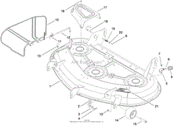 Toro 74820, TITAN ZX5000 Zero-Turn-Radius Riding Mower, 2010 (SN 