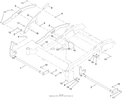 Toro 74842, TITAN ZX5420 Zero-Turn-Radius Riding Mower, 2013 (SN 