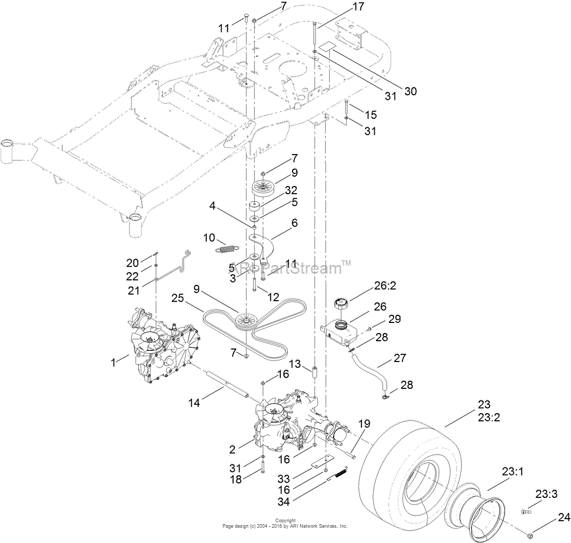 Toro Zero Turn Parts Diagram - Wiring Diagram