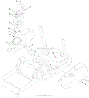 Toro 74861, TITAN ZX4800 Zero-Turn-Radius Riding Mower, 2016 (SN 