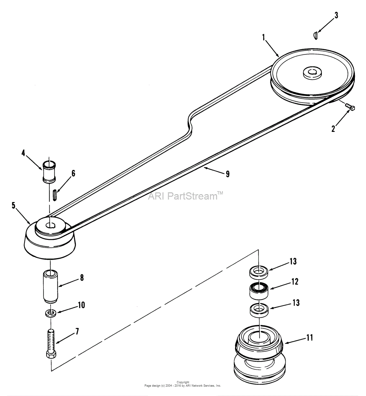 Toro 92-11BF01, B-111 6-Speed Tractor, 1979 Parts Diagram for DRIVE ...