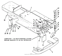 Toro Y1-16OE01, 616-Z Tractor, 1989 Parts Diagrams