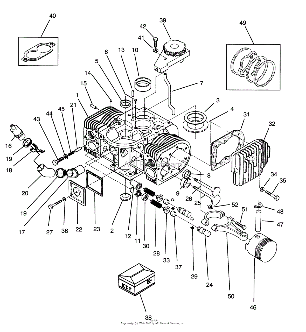 Toro Y1-16OEE4, 616-Z Tractor, 1992 (SN 2000001-2999999) Parts Diagram ...